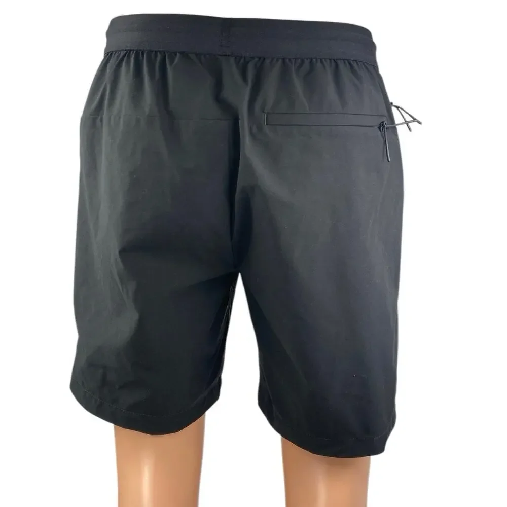 Banana Republic Men's Black Elastic Waist Running Workout Athletic Shorts Sze M